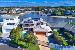 Image of Large Canal-front House at Mooloolaba