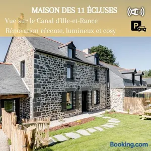 Image of Maison des 11 Écluses-Vue sur le Canal d'Ille-et-Rance