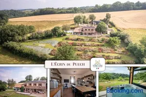 Image of L'Écrin du Puech - Piscine chauffée, spa, salle de sport, vue panoramique