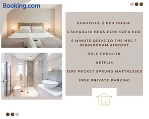 Image of Stunning Abode 5 min from NEC & BHX, Pets Allowed