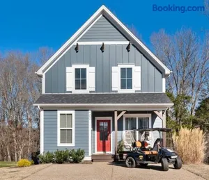 Image of Lakeside Cottage w/Golf Cart, Hot Tub, & Fire Pit