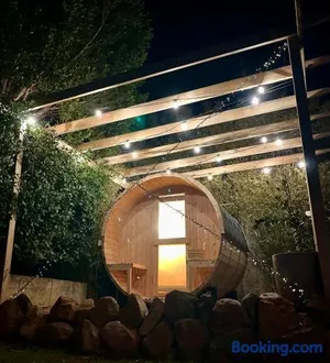 Image of Valley View Home - Barrel Sauna, Woodfired Pizza Oven, Firepit, Kids Playset