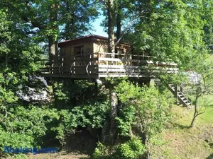 Image of Cabane perchée avec terrasse, sauna et BBQ à Ferdrupt - FR-1-589-770