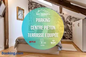 Image of Maison et appartement attenant pour 10 personnes avec terrasse, cour et parking