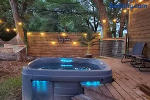 Image of The Tiny 'Tainer - Tiny Container Home w. Hot Tub!