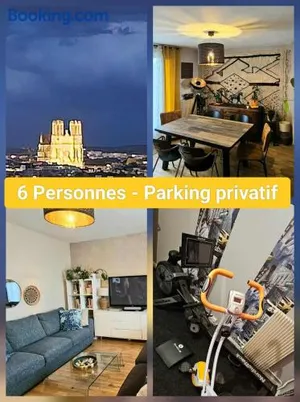 Image of Reims Center Cathedral View