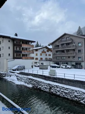 Image of TOP LOCATION - Klosters center - 130m distance to ski lift Parsenn Gotschnabahn and railway station Klosters Platz - direct connection to Davos
