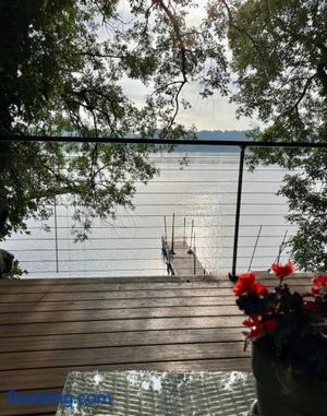 Image of Modern Home with private beach on St. Croix River