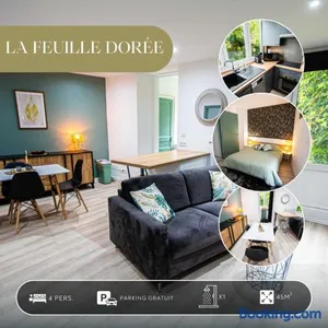 Image of La Feuille Dorée, au calme, parking gratuit