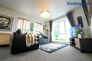 Image of Artistic stunning apartment city view