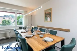 Image of Beautiful Modern family apartment with free parking
