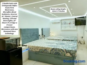 Image of Air Conditioned Modern Double Bed Room with Private Attached Bathroom - FREE Parking - Near London Heathrow Airport & Southall Broadway