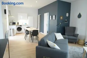 Image of T2 de 55m2 avec toit terrasse, hyper centre, wifi, draps, savons et serviettes fournis