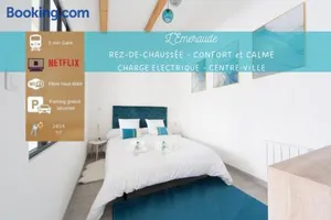 Image of L'Emeraude Rez-de-chaussée - Parking privé -Zapart'Hôtels