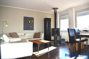 Image of City-Dach-Apartment mit Loggia - Balkon - Kamin