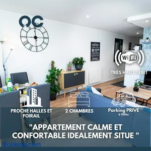 Image of ONLOC - Proche Halles Appart - 2 chbres - Parking
