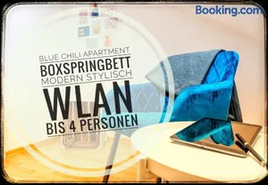 Image of Blue Chili 99 - Großzügiges Loft WLAN Boxspringbett bis 4 Pers