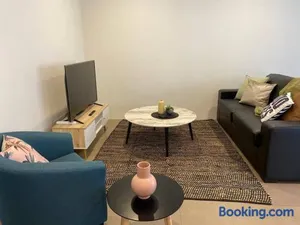 Image of Stylish Modern Airport City WIFI Park Netflix Wine