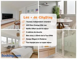 Image of CityStay full brand new appartement 3 bedrooms 5min to Paris