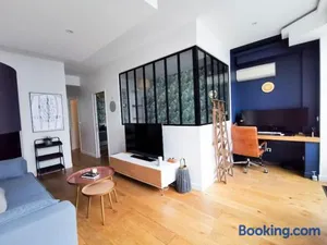 Image of Appartement rénové une chambre avec espace de travail
