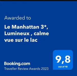 Image of Le Manhattan 3*, Lumineux , calme vue sur le lac