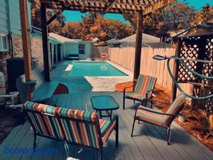 Image of Home for summer with pool, pool table, outdoor kitchen,patio and balcony