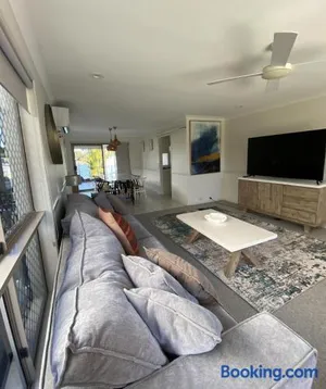 Image of Large Canal-front House at Mooloolaba