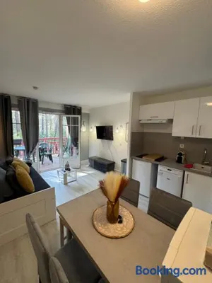 Image of Appartement Spacieux rénové et piscine chauffée 1Chambre 4 personnes - Lacanau - piscine - Vue sur le golf