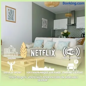 Image of La Villa Perchée calme, sauna, parking privé