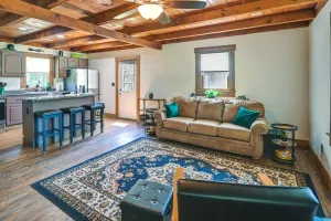 Image of Secluded Campton Cabin with Views and Cozy Fireplace!