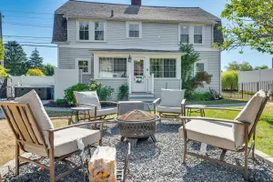 Image of Hot Tub & Fireplace: Coastal Getaway in Maine