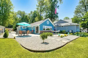 Image of Waterfront w\/ Boat Dock: Retreat on Indian Lake