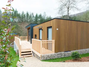 Image of Modern Chalet With Dishwasher, in a Holiday Park, in a Natural Environment