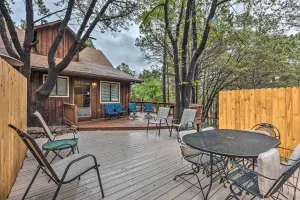 Image of Rustic Ruidoso Cabin with Large Deck and Grill!