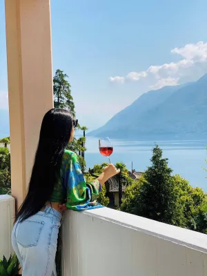 Image of Spectacular Penthouse With Lake Views in Central Brissago