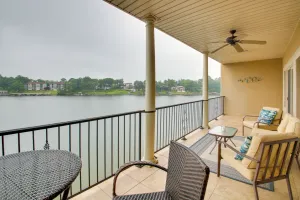 Image of Pool and Lake Hamilton Access Hot Springs Condo!