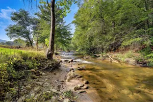Image of Peaceful Purlear Vacation Rental with Creek Access!