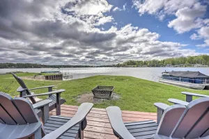 Image of Lakefront Home w/ Boat Dock in Benton Harbor!