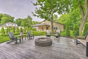 Image of Shipshewana Guest House with Fire Pit!