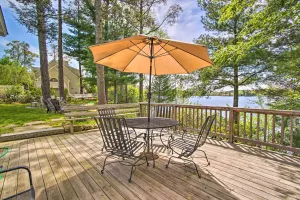 Image of Peaceful Long Pond Cottage with Dock and Views