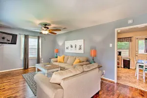 Image of Walk to Dtwn Forney GiGis Place with Fire Pit