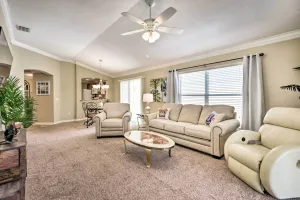 Image of Sunny Courtyard Villa with Patio Golf and Dine!