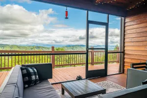 Image of Spacious Murphy Cabin with Game Rooms and Mtn Views!