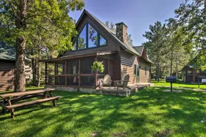 Image of Alluring Nisswa Cabin on Gull Lake with Fireplace!