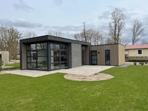 Image of Modern Chalet in a Park Near the Veluwemeer