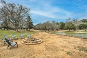 Image of Spacious Lakefront Home with Fire Pit and Fun Barn!
