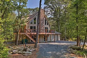 Image of 2 Mi to Lake Harmony: Gem w/ Game Room & Deck