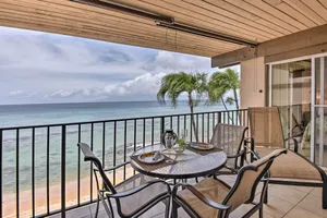 Image of Beachfront Lahaina Condo with AC Featured on HGTV!