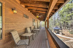 Image of 3 Mi to Rainbow Lake: Home w/ Hot Tub & Deck