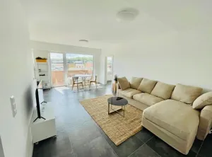 Image of One comfortable bedroom flat with terrace
